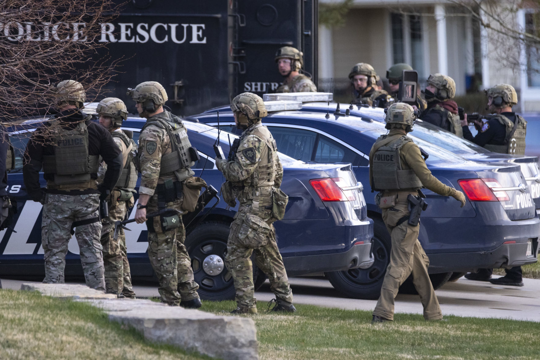 Police standoff